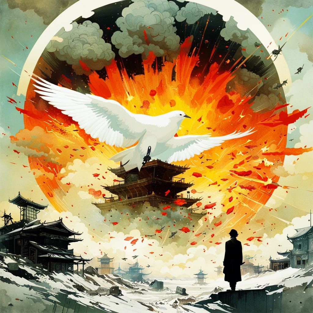 War and peace #2 (rose petals)