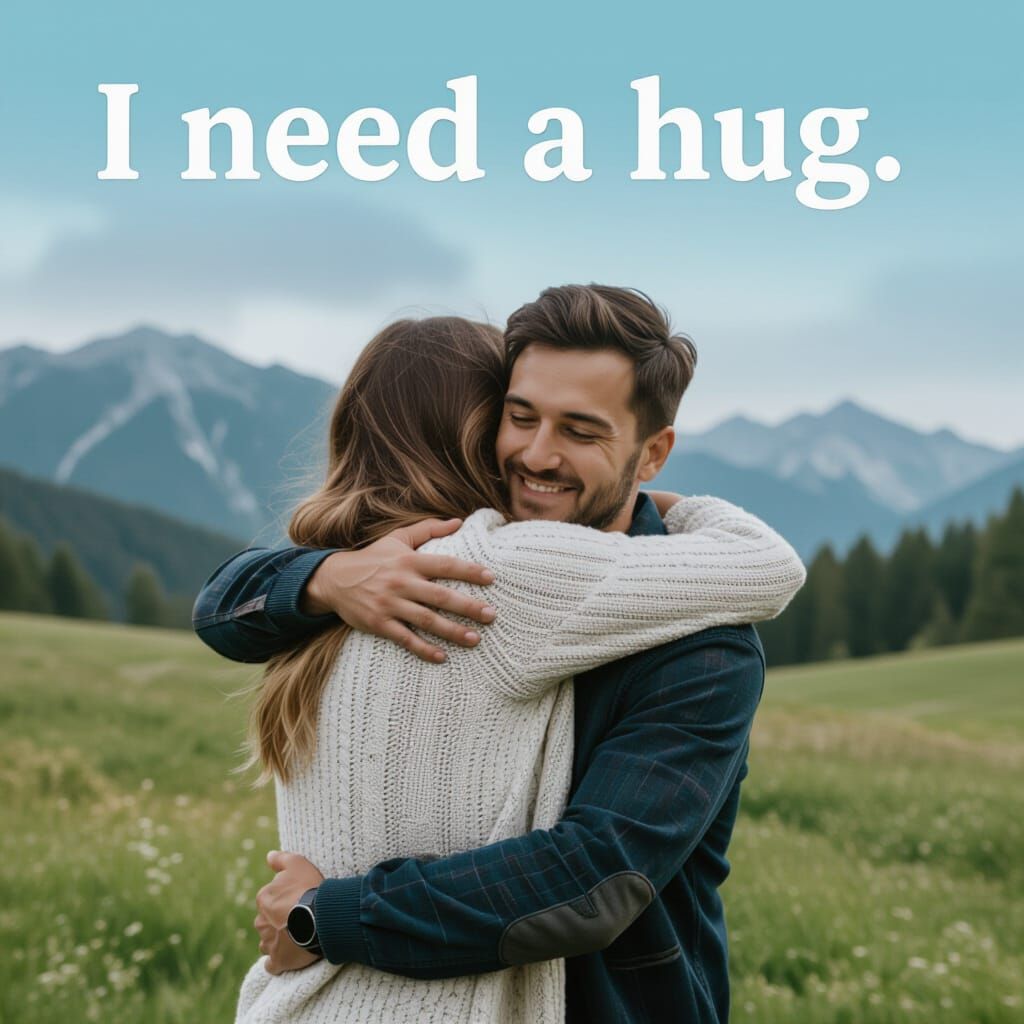 AI Generates Image of Someone Needing a Hug