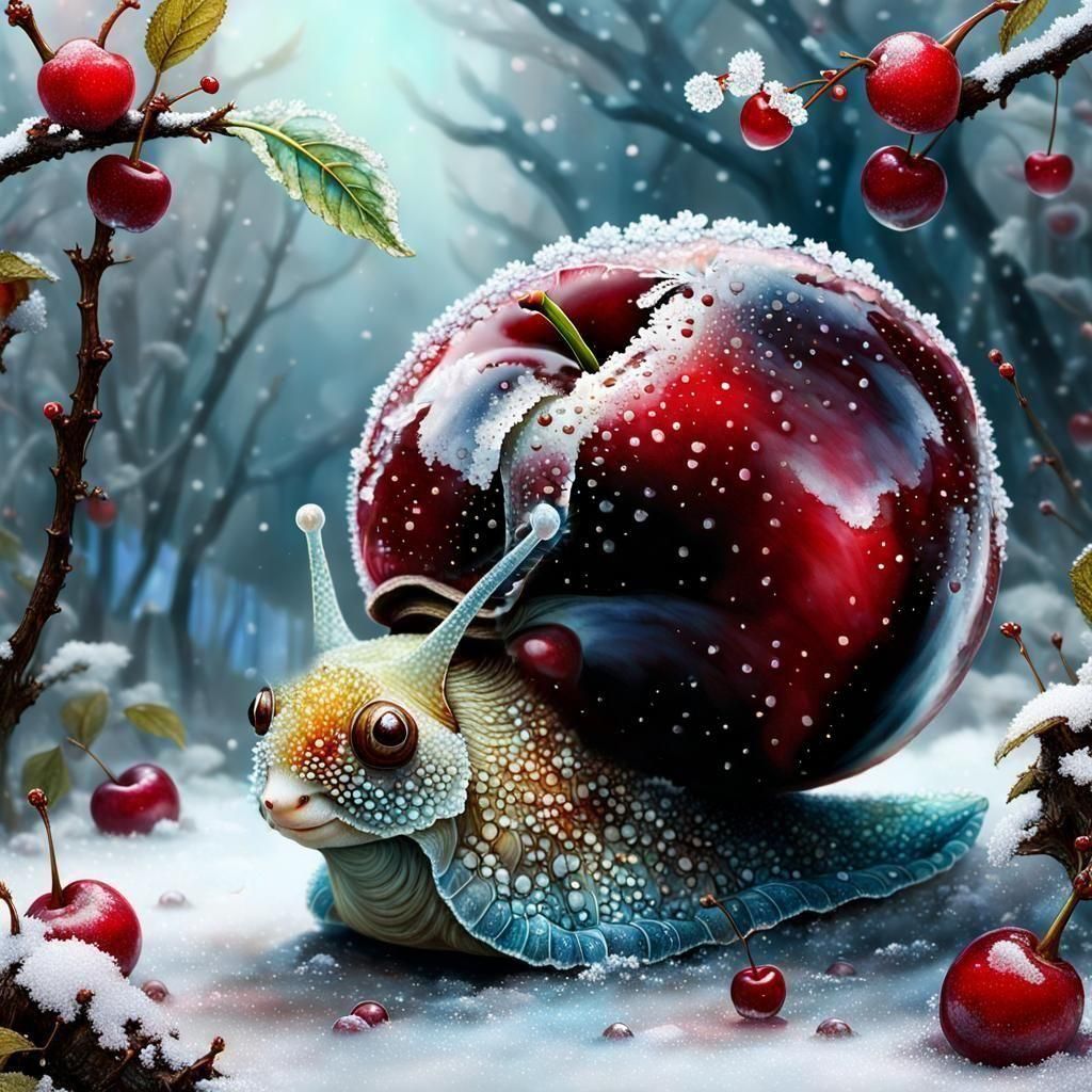 Cherry Shell Snail
