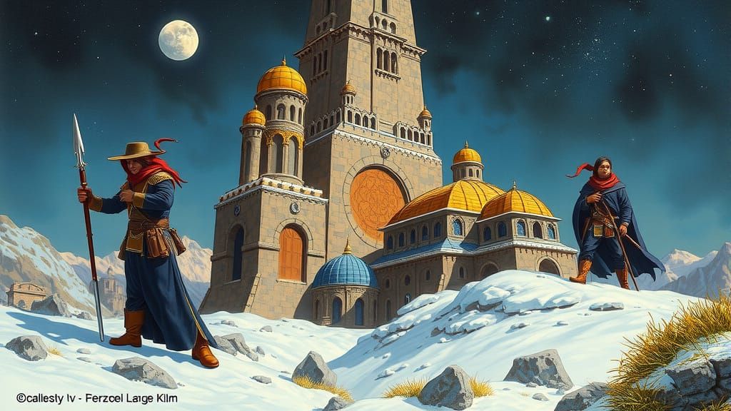 Epic Fantasy Art in Classic Style