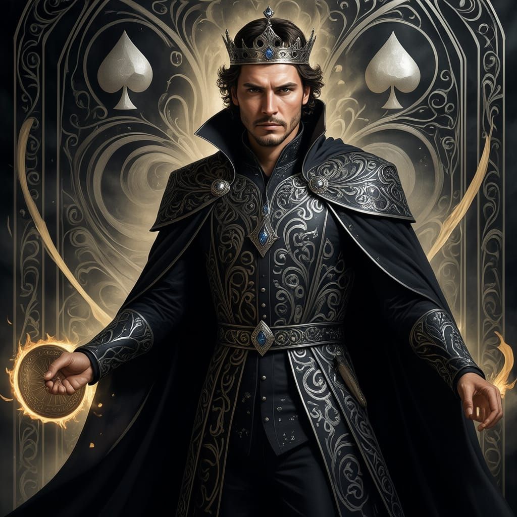 King of Spades Emerges with Ethereal Energy