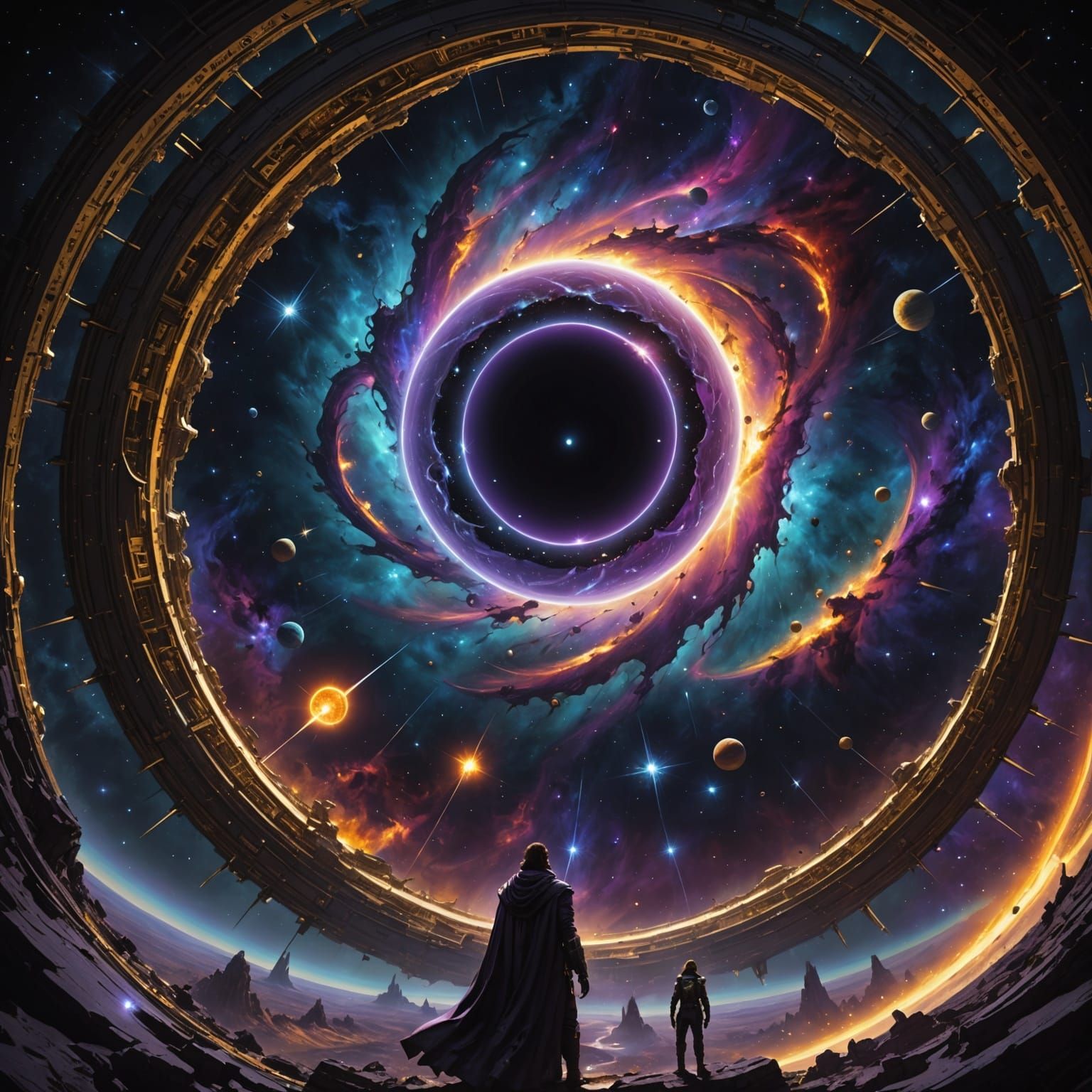 Cosmic Horror Unveiled in Dark Fantasy Art