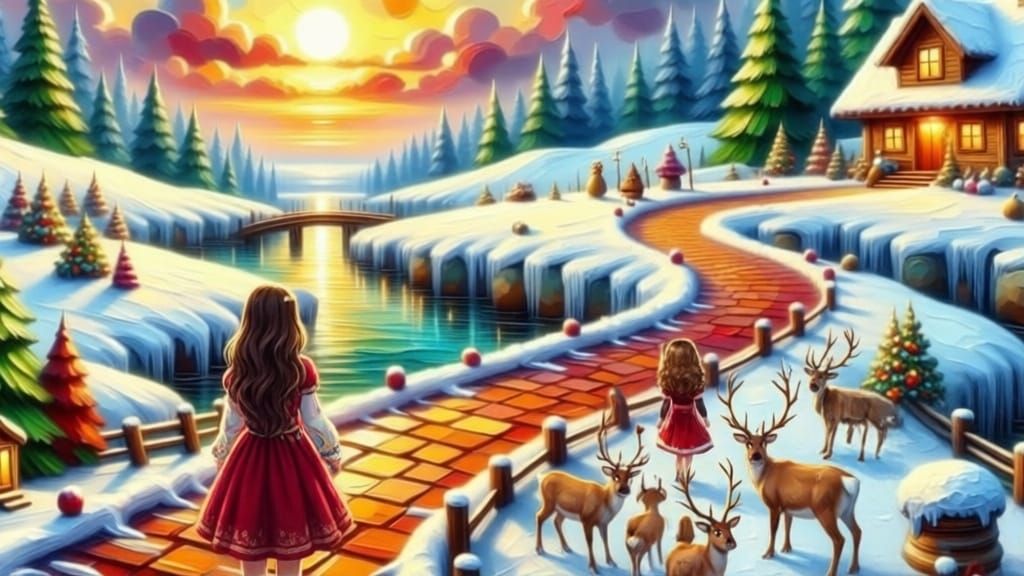 Winter: At the reindeer house