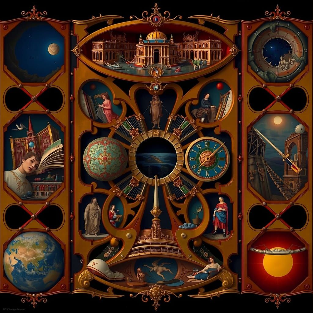 Victorian Fairy Palace in Richard Dadd Style