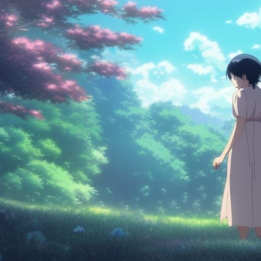 Anime Love: Ghibli-Inspired Key Visual