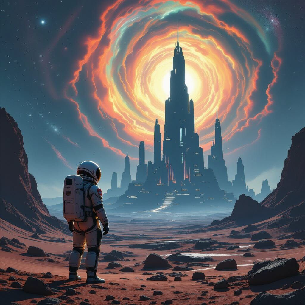 Astronaut Discovers Ancient Alien City Under Nebula