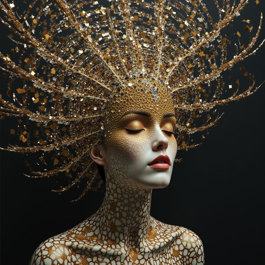 Fractured Couture: 3D Götterdämmerung Masterpiece