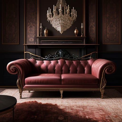 Luxurious Modern Gothic Study