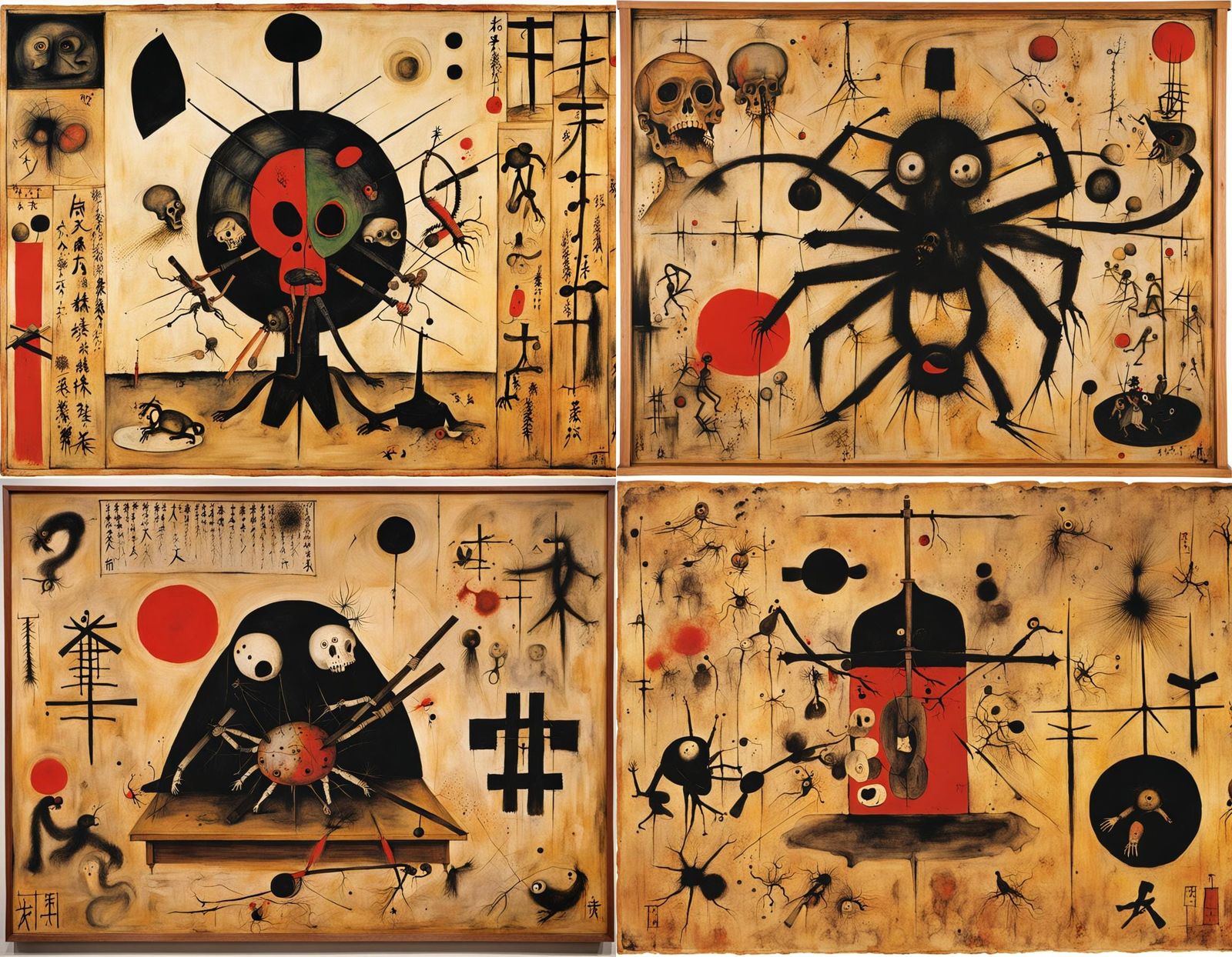 Horrific Homunculus Lobotomy in Surrealist Style