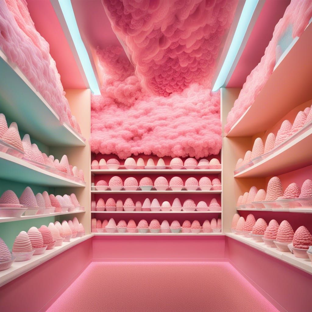 Sinister Ice Cream Museum by Greg Rutkowski