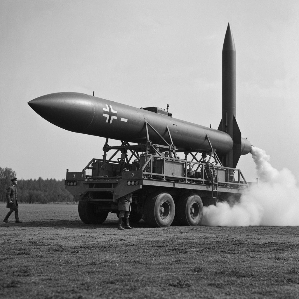 1942 V-2 Rocket Test by Germany