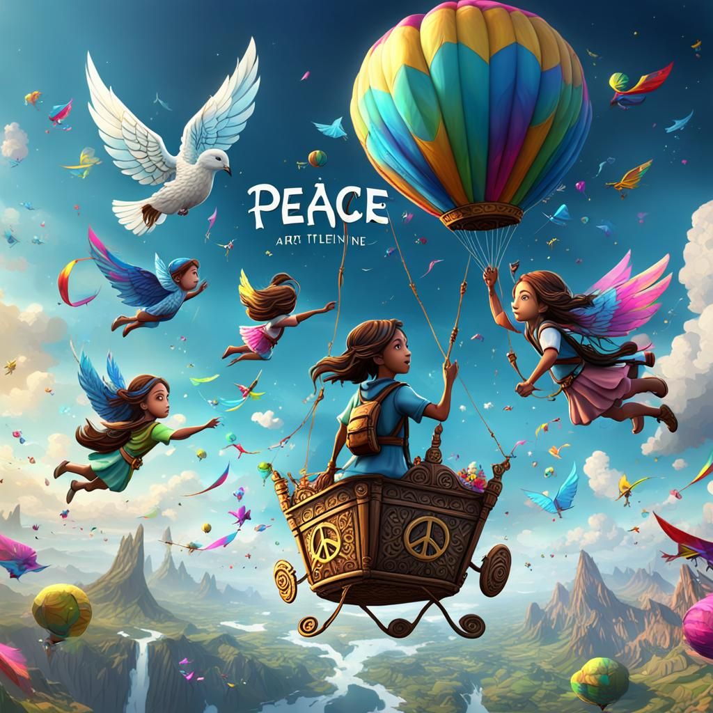 Children's Kites Spread Message of Peace