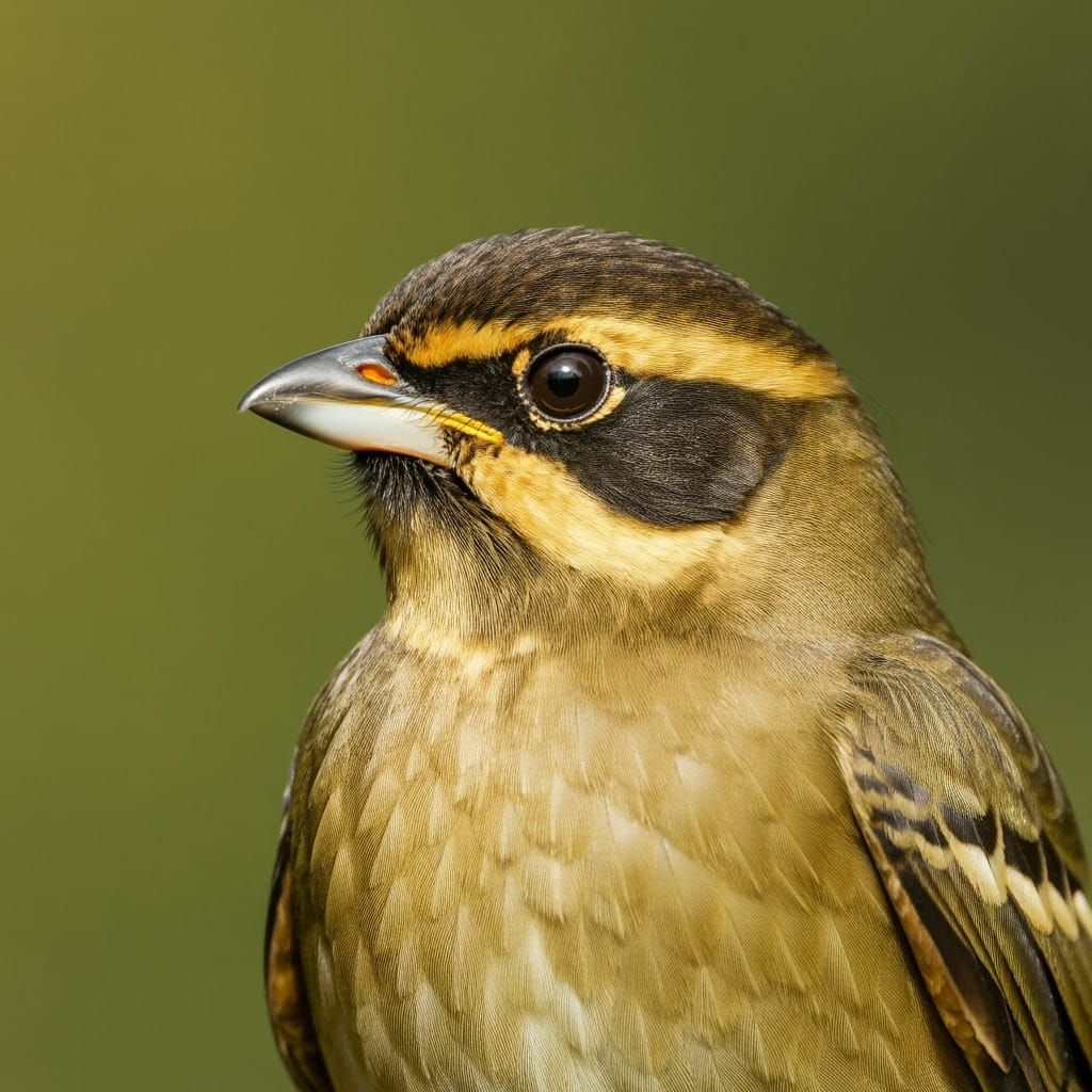 Whimsical Bird Illustration in Children's Book Style
