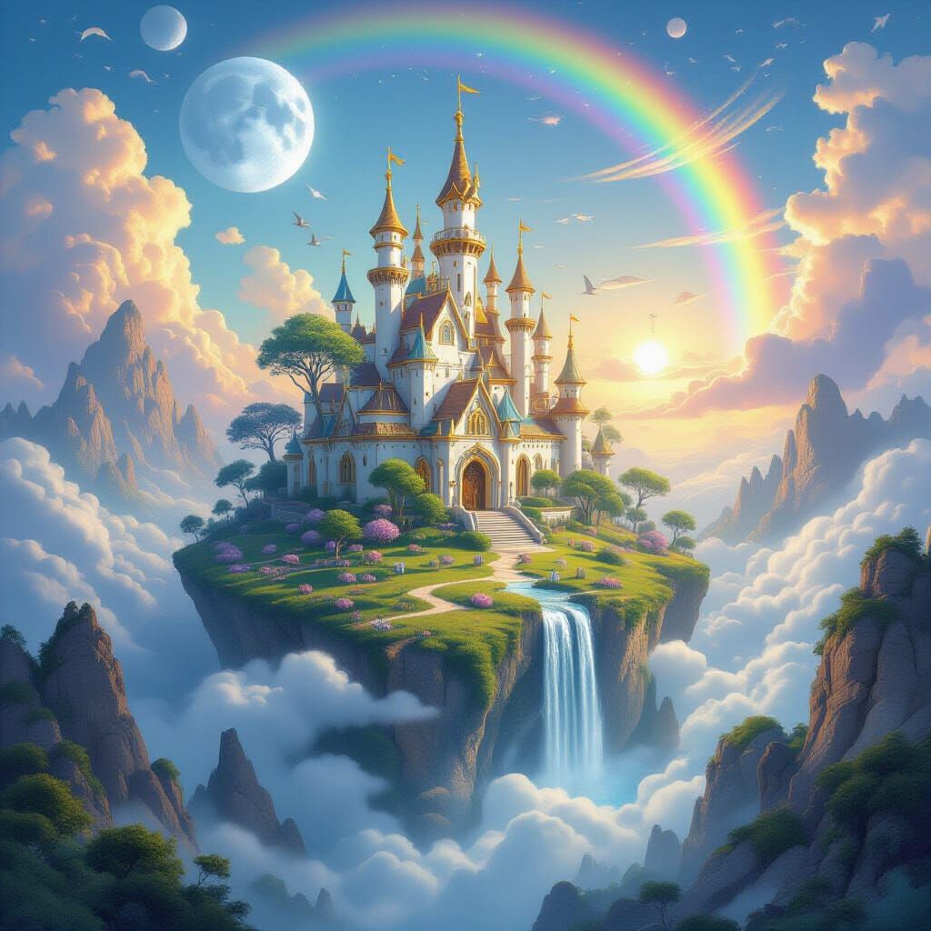 Ethereal Fantasy Dream World Landscape