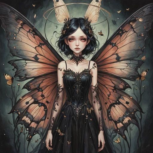 Woman in Lace Corset: Hyperrealistic 1900s Portrait