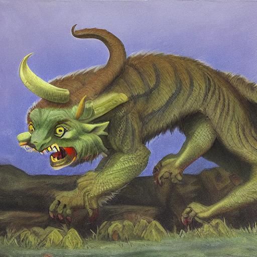 Majestic Manticore: A Mythical Beast