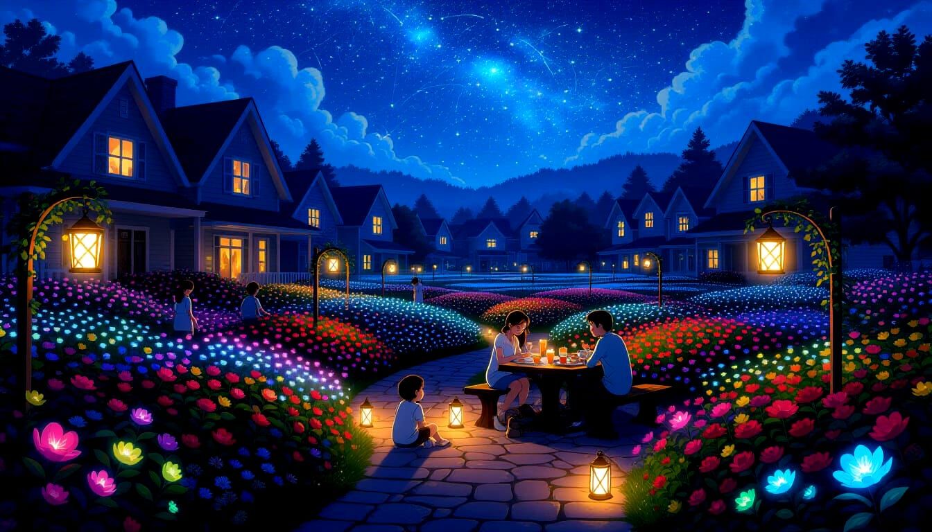 Galactic Garden Party Under Moving Constellations