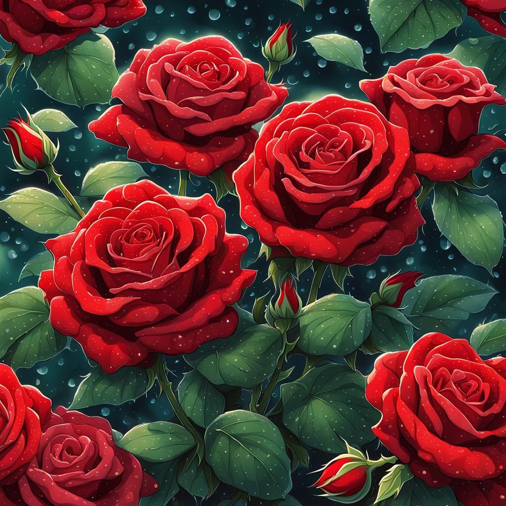 Red roses