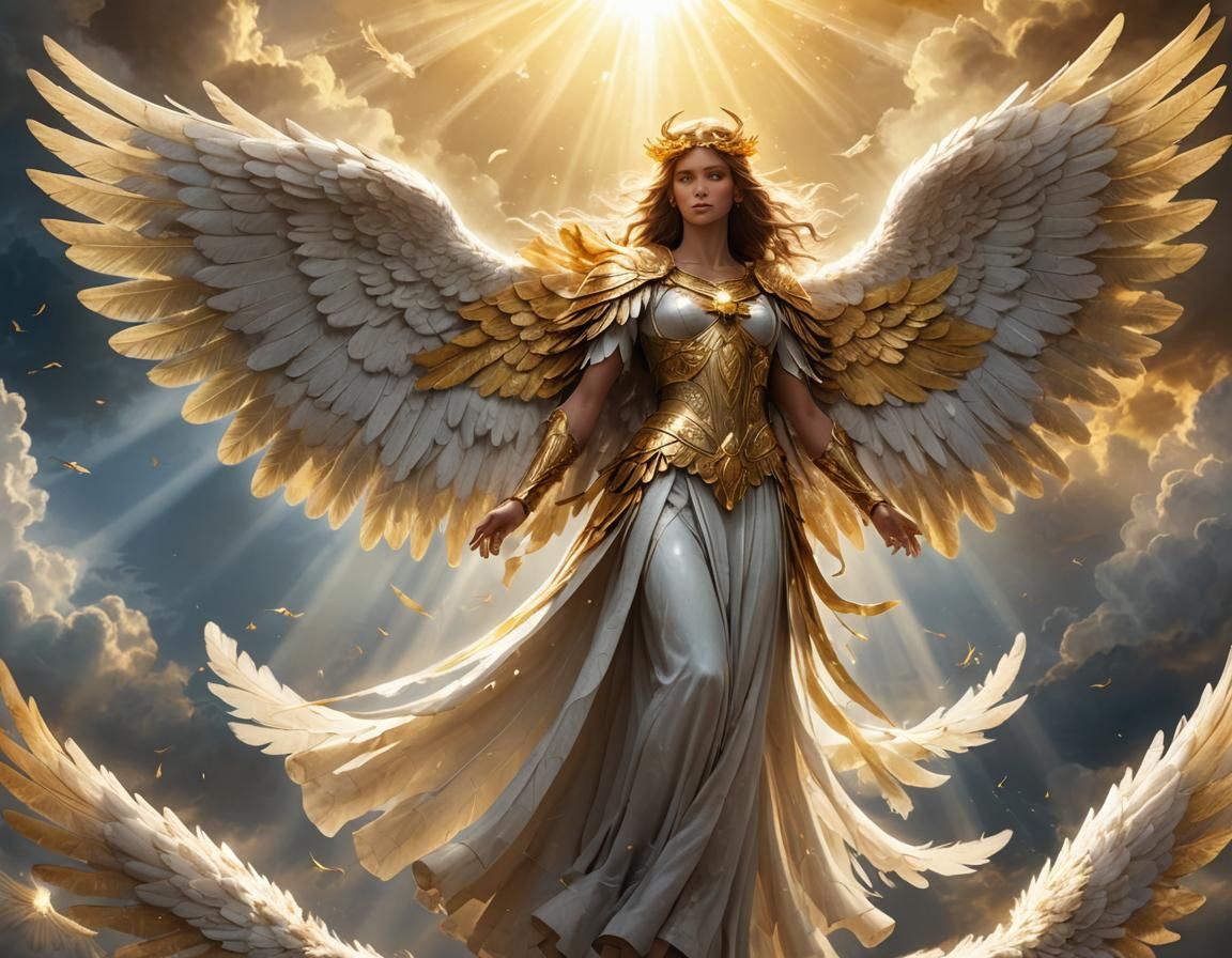Six-Winged Angel in Golden Light, Concept Art
