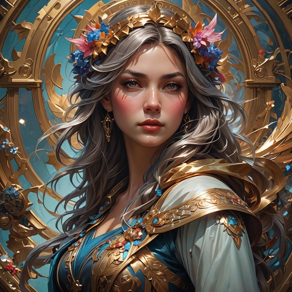 Right Wing Liberal Portrait in Hyperrealistic Style