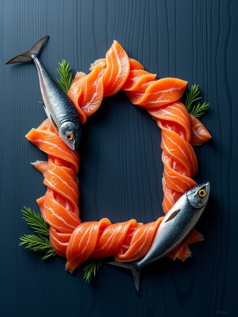 Stunning Smoked Fish Neighborhood Pin in Hyperrealistic Styl...