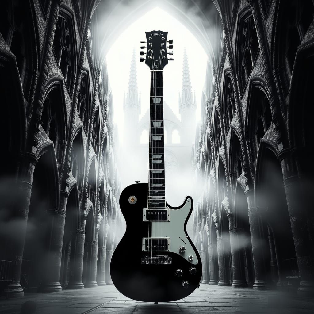 Gothic Cathedral in Dark Romanticism