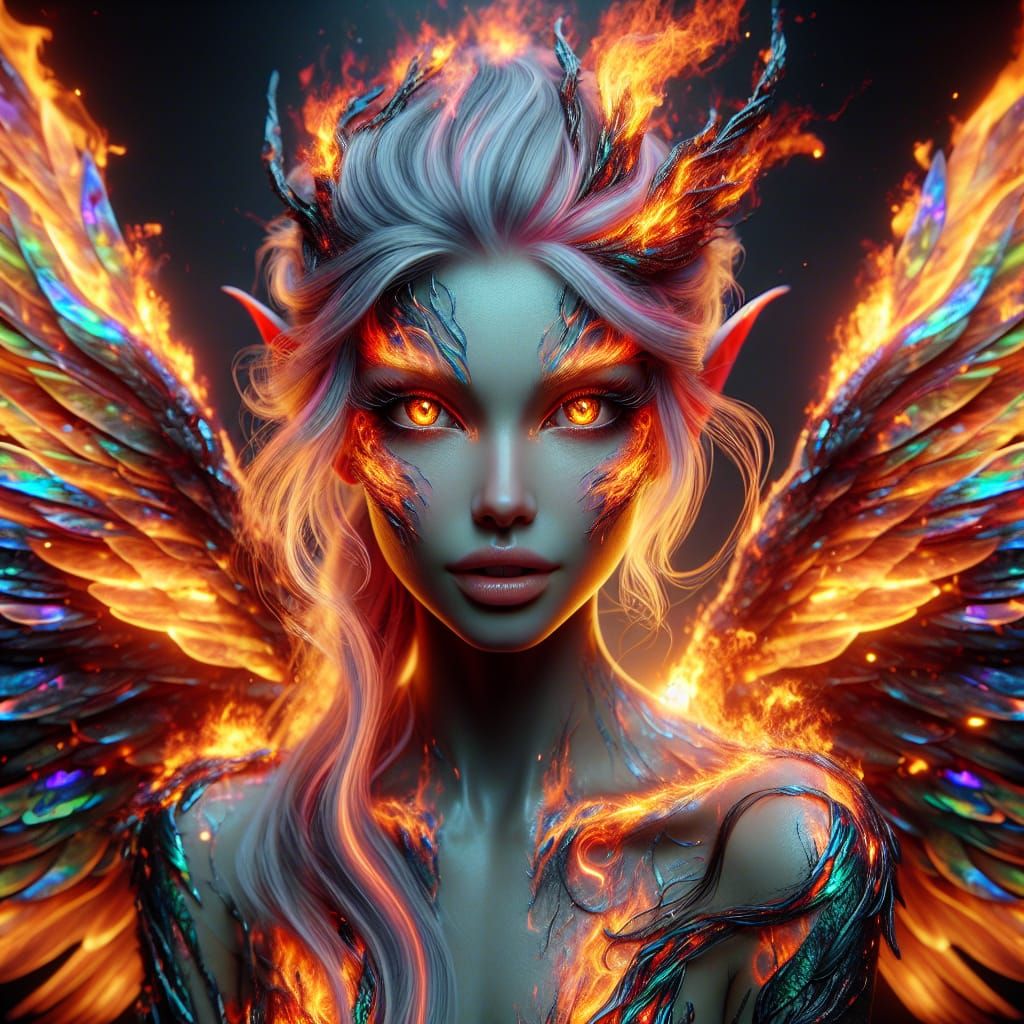 Flaming Elemental Princess