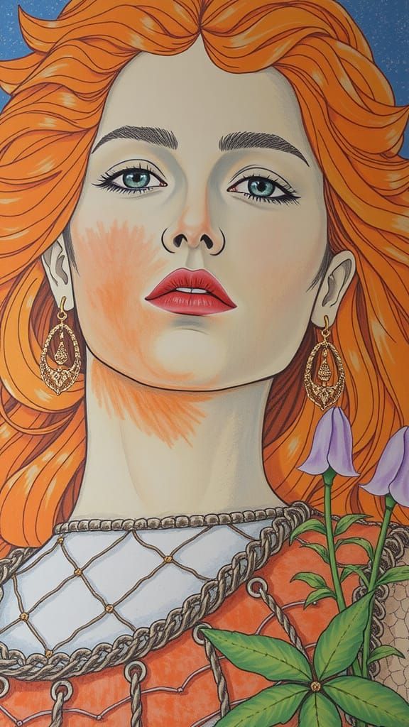 Hyperrealistic Drawing Transformed with Natural Textures