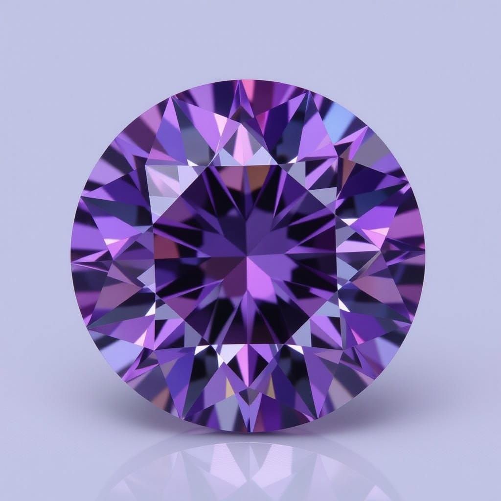 Sparkling Amethyst Crystal Gleaming