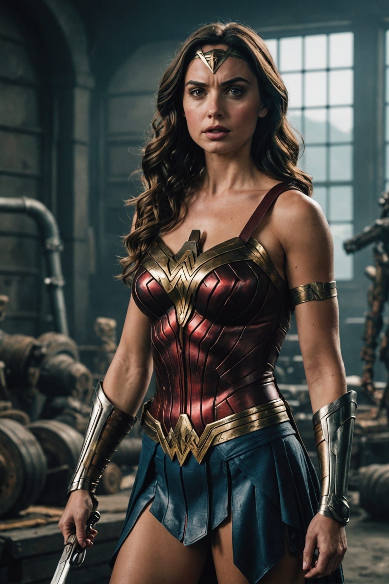 Ana de Armas as Wonder Woman: Cinematic Superheroine