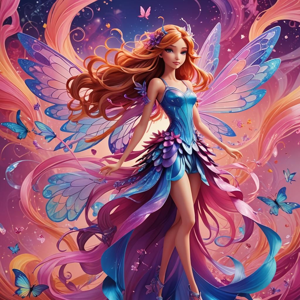 Bloom from Winx in Heroic Fairy Portrait