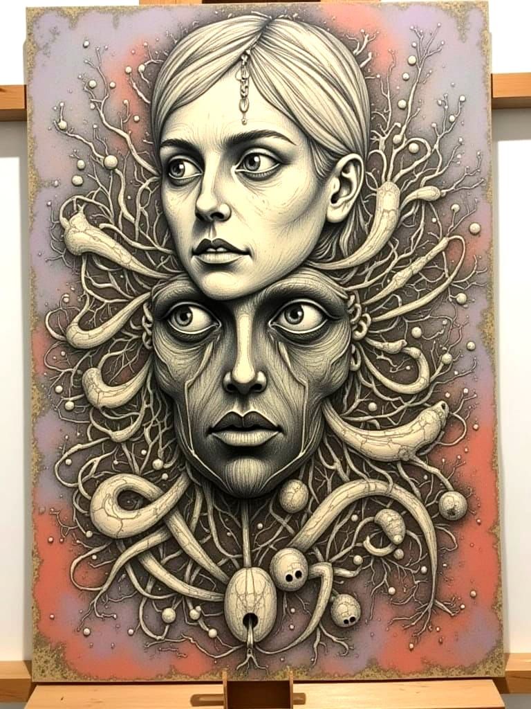 Surreal Dreamscapes: Intimate Portrait Study