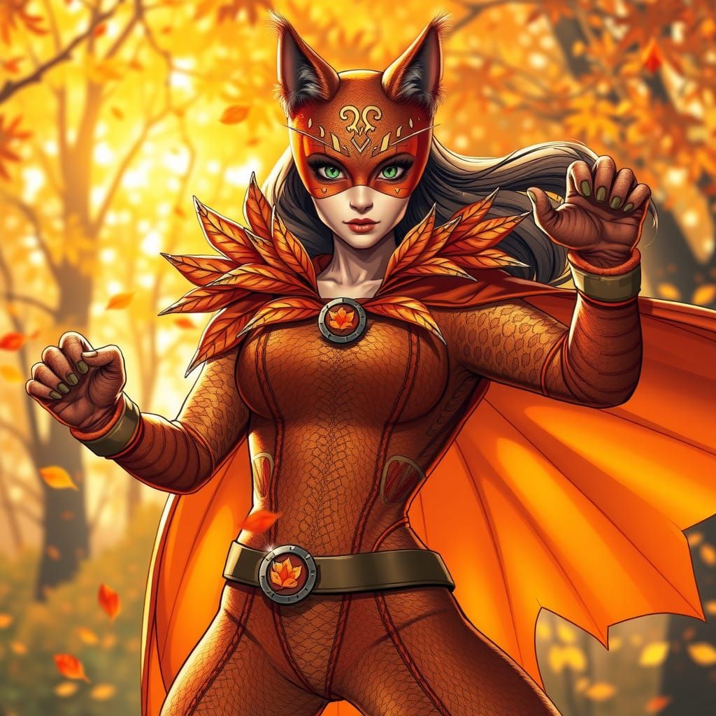 Catleaf (Superhero OC)