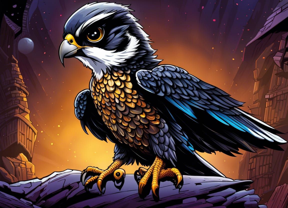 Chibi Peregrine Falcon.