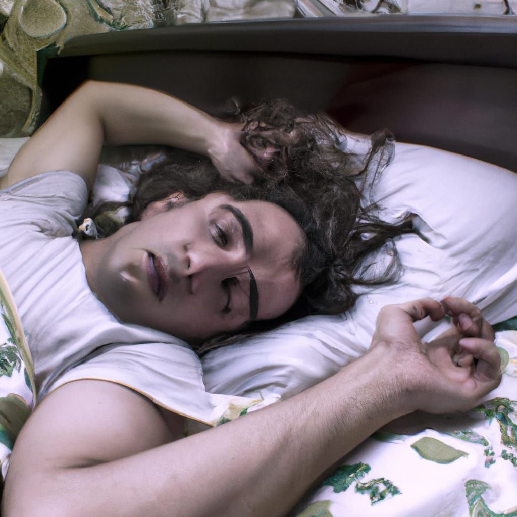 Hyperrealistic Photo of Man Having Seizure