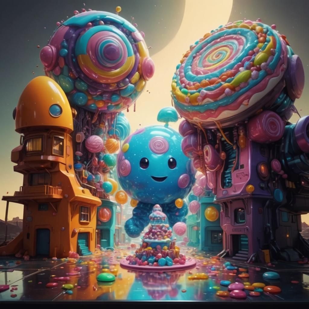 I Have No Mouth: Candy Art Style