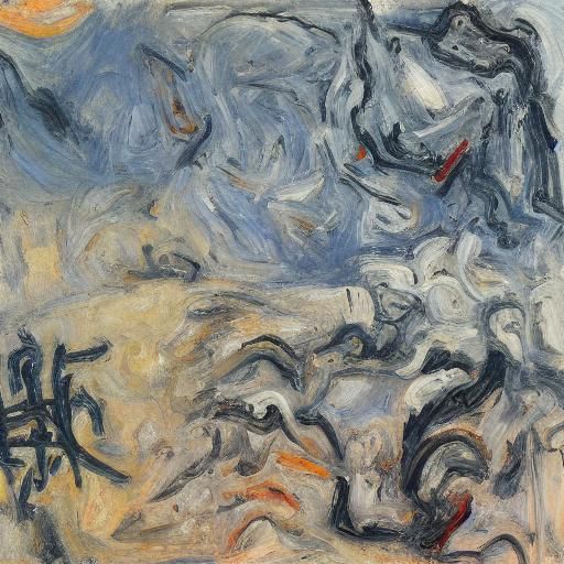 Tanks in Snow: Naive Art Inspired by Pirosmani