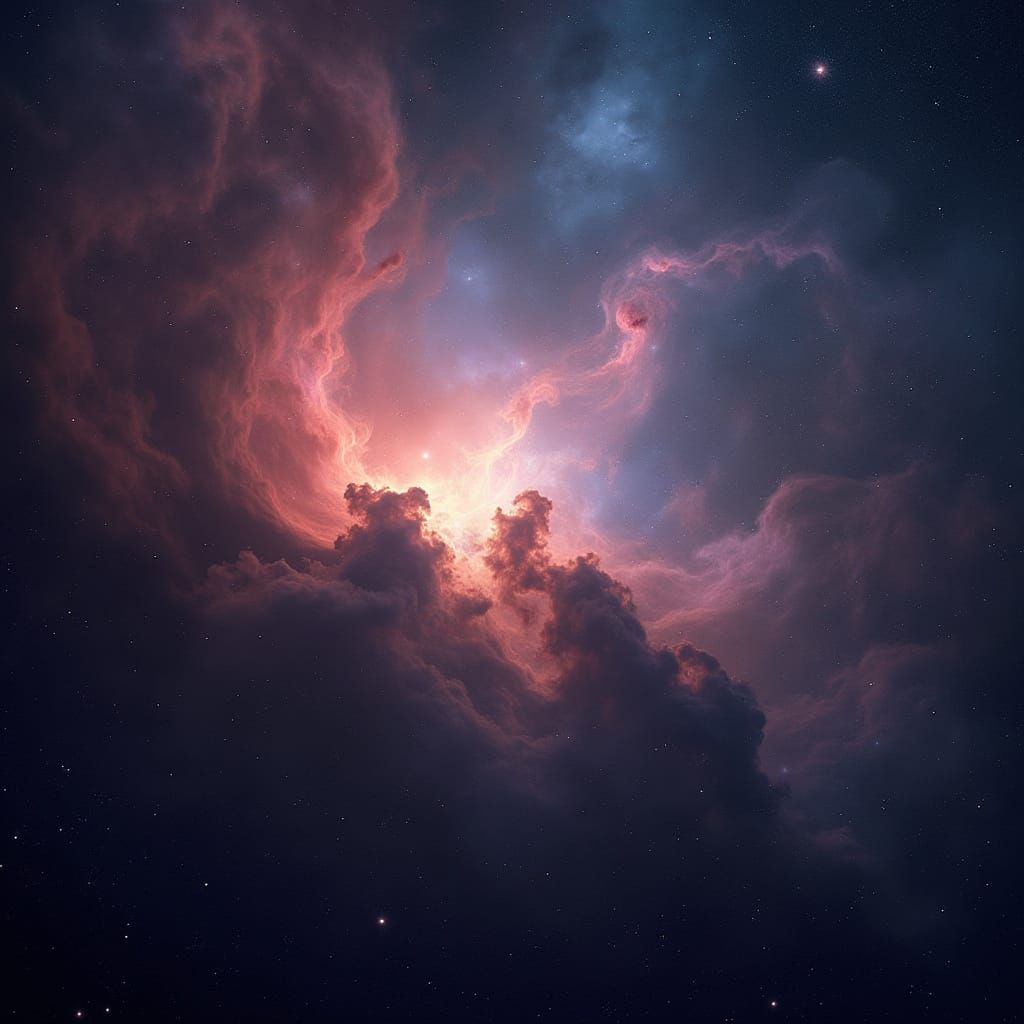 Orion Nebula Deep Space Photo Hyperrealism