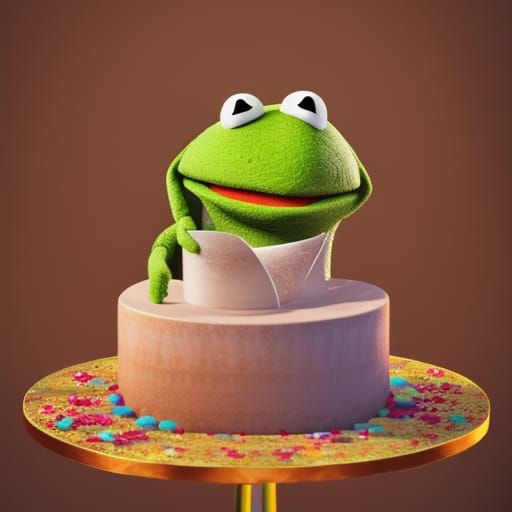 Muppet Cake: A Delicious 3D Animated Treat