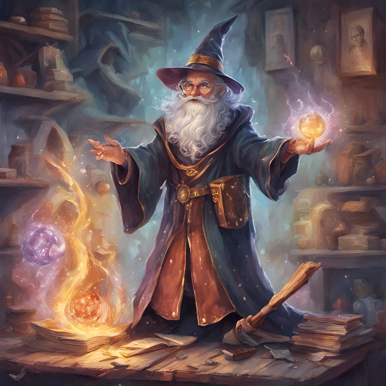 AI Wizard of Magic Image