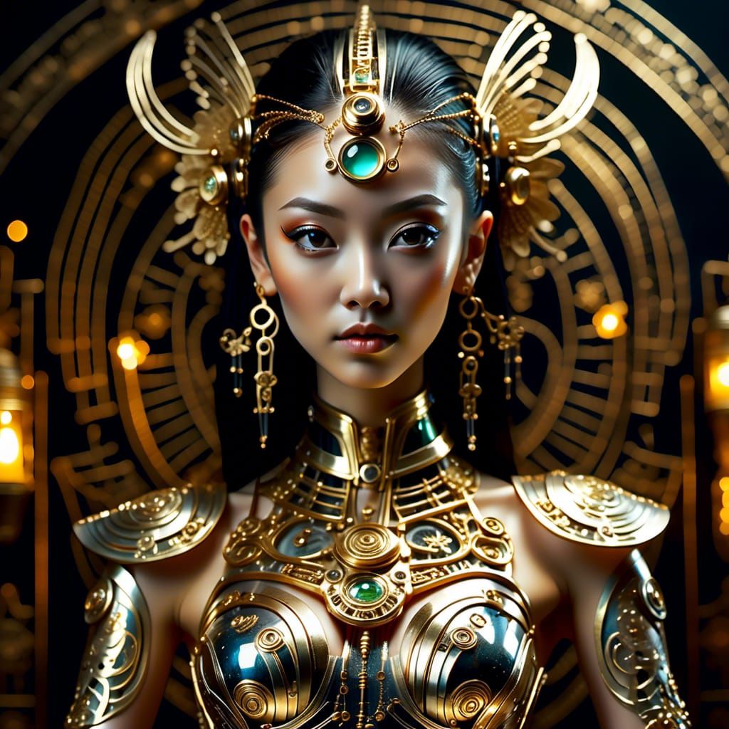 <lora:Cyborg1:1.0>Cyborg Beauty