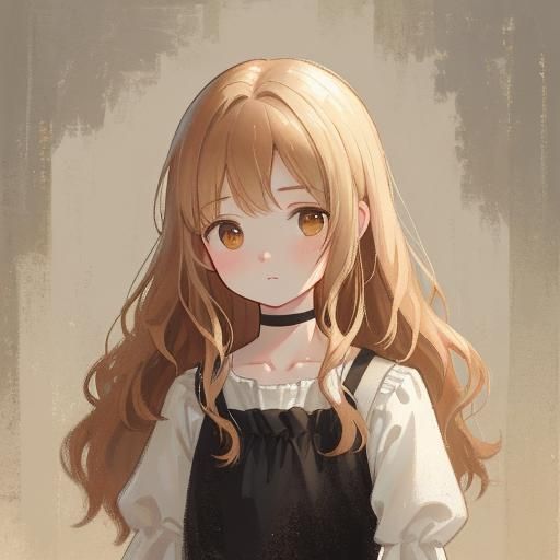 Strawberry Blonde in Oil Painting with Soft Lighting