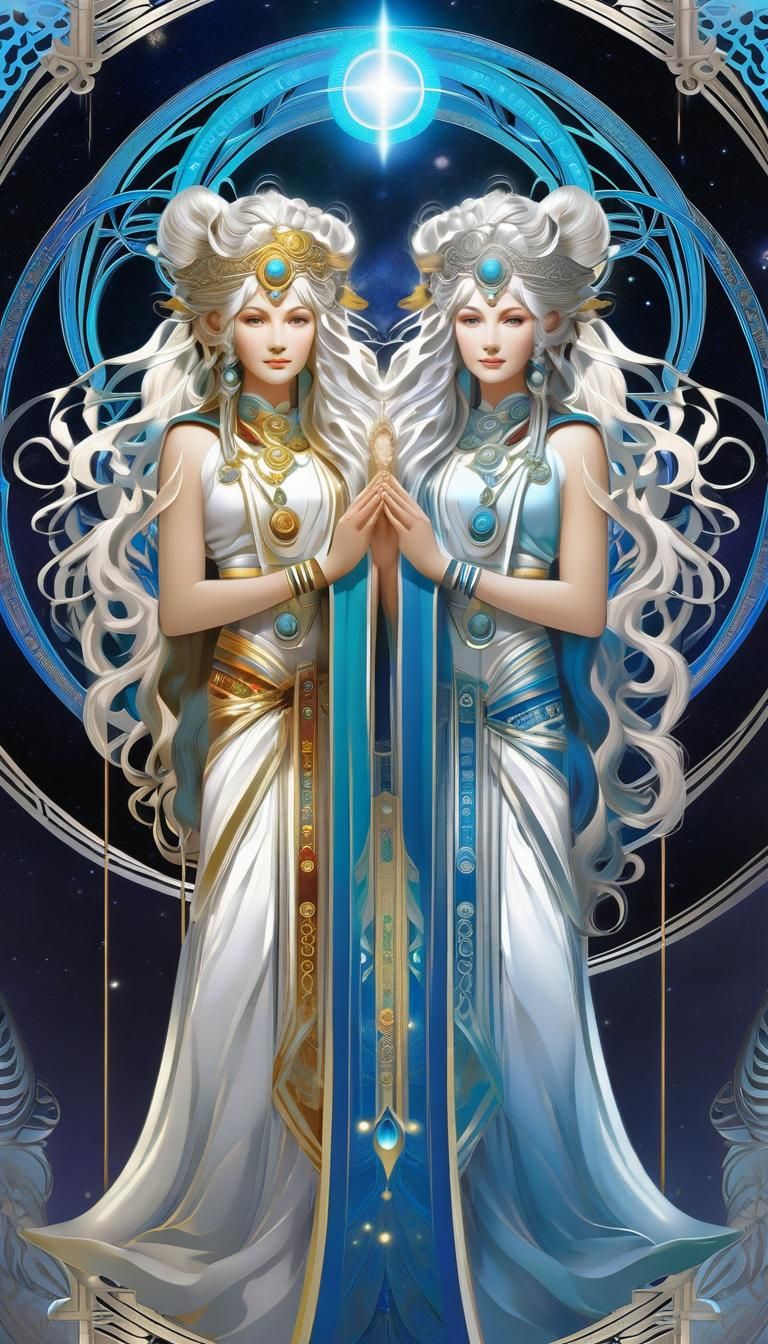 02 The High Priestess - Duality - Tarot Card