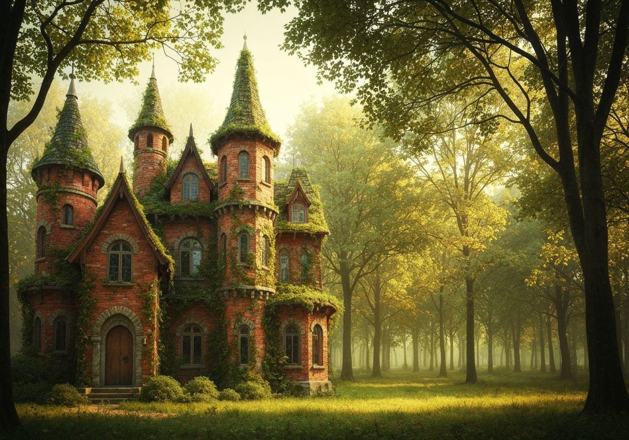 Whimsical Forest House of Magical Realism