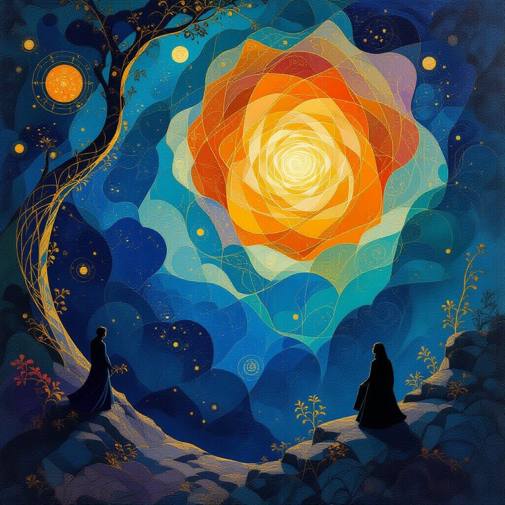 Symbolic Art of Knowledge and Imagination