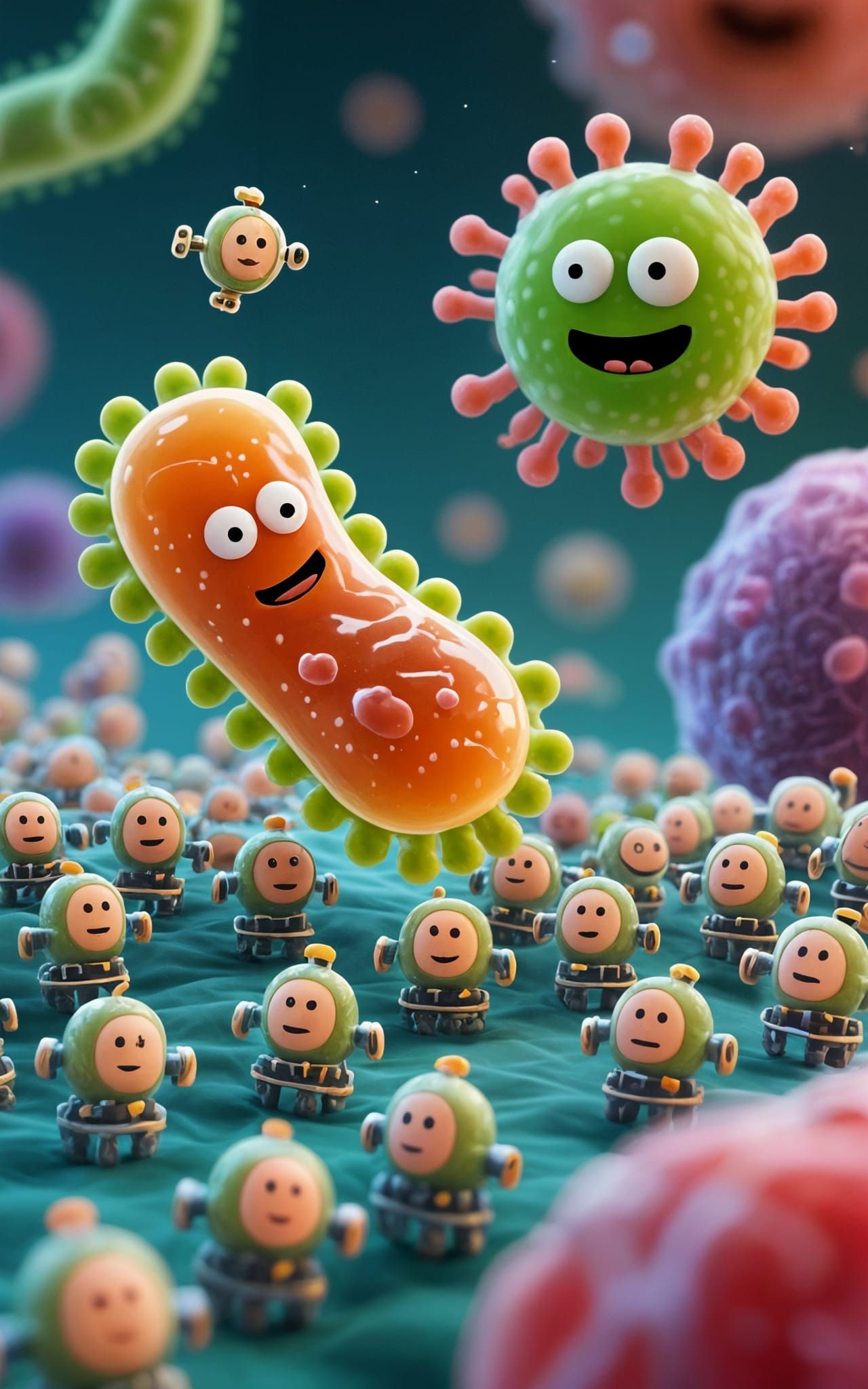 Microbes Engage in Dimensionless Qualities with Professor Od...