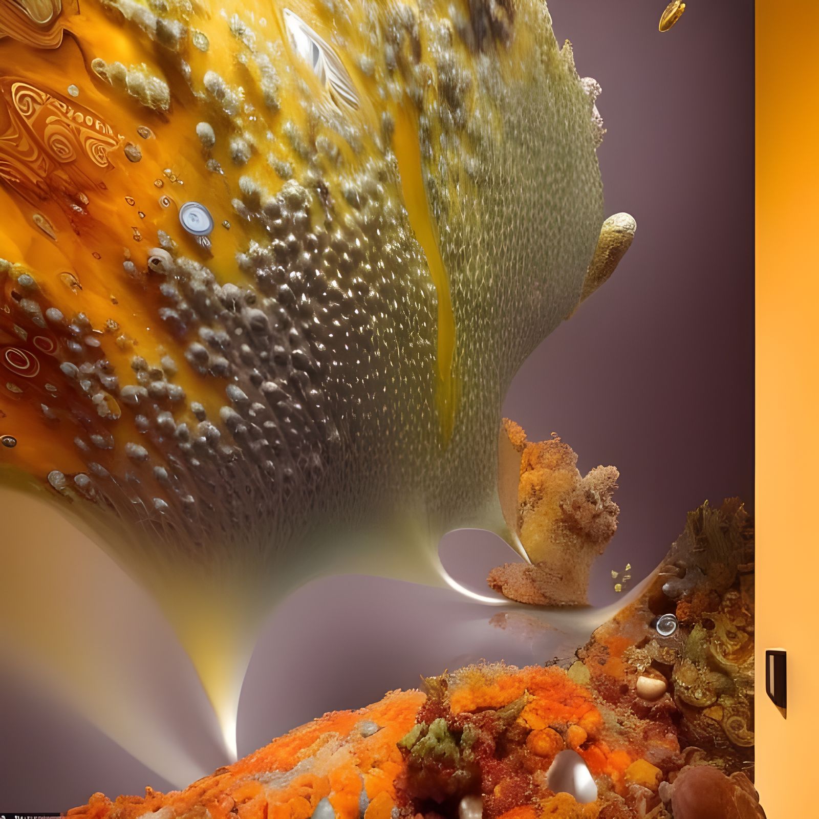 Surreal Fractal Egg Sack, Ultra-Detailed