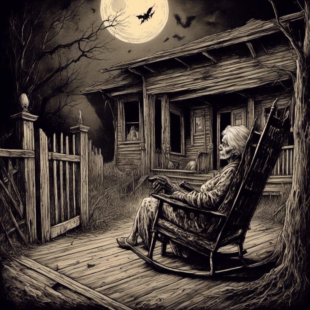 Old Woman Defends Home From Alien Invasion