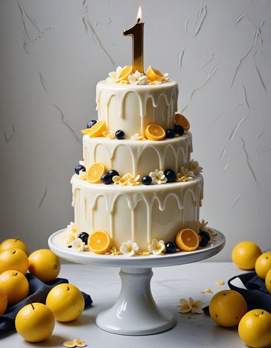 Vanilla Fountain Party in 'I' Shape