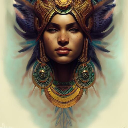 Enchanted Creature Portrait in Hyperdetailed Style